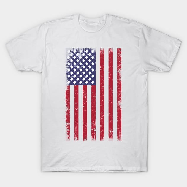 US American Flag Gift T-Shirt by Scott Richards